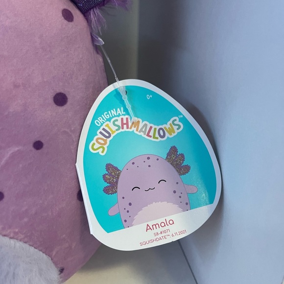 Amala Axolotl Squishmallow Party City Exclusive - Picture 3 of 5